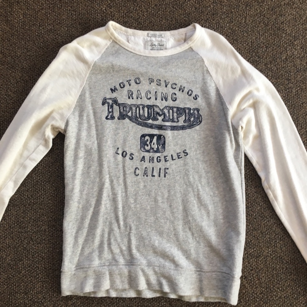 Triumph lightweight crew neck sweatshirt